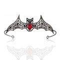 Simple Metal Halloween Bat Hairband Sparkling Multicolor Rhinestone Crowns Cosplay Props Dark Halloween Tiara Ladies Qme Style 2