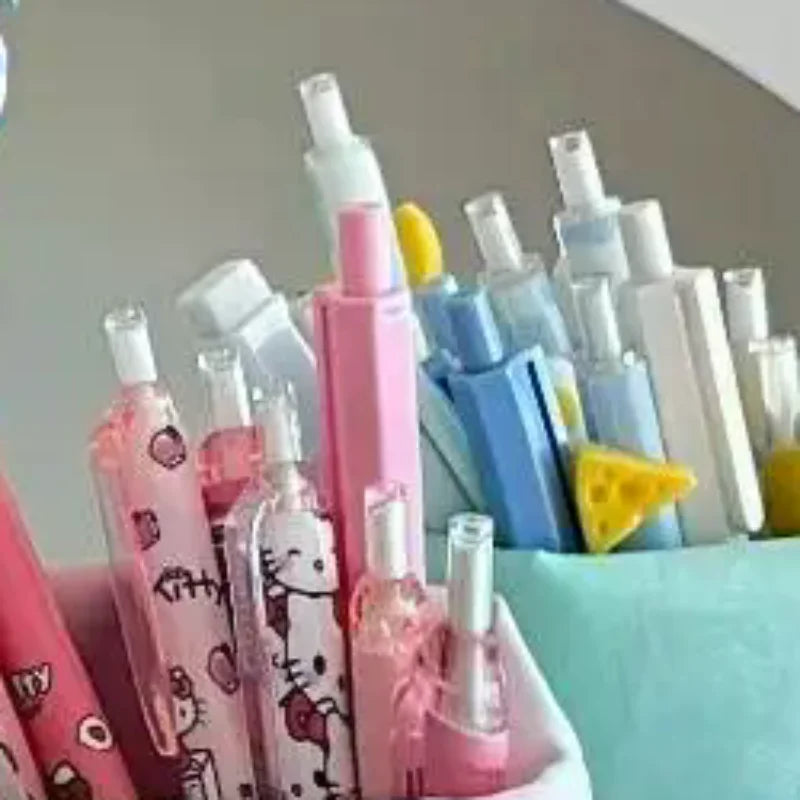 Kawaii Big Capacity Pencil Case Pen Storage Bag Cute Punch Back Qme