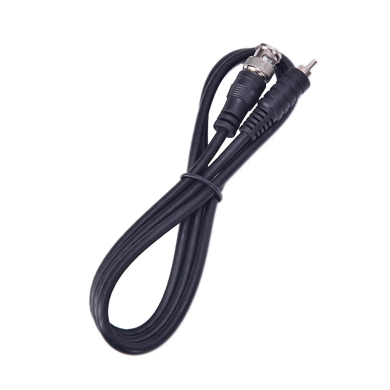 5pcs 1.8m BNC Male to RCA Male Coax Cable Cord Adapter Connector for CCTV DVR Camera Lot Qme