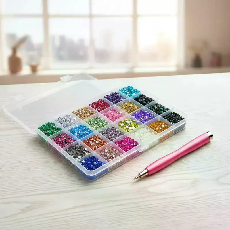15 Colors Resin Rhinestone Bedazzling Kit Jelly Rhinestone Kit For Bedazzling Flatback Gems For Clothes Nail Book DIY Qme