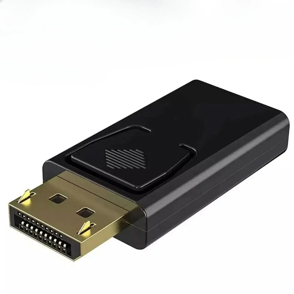 10pcs Display Port DP to HDMI-Compatible HDTV Adapter Video Audio PC Laptop 4K DP DisplayPort to HDMI-Compatible Adapter Qme 1080P