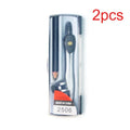 Professional Compass Metal Compass with Pencil and Storage Bag for Geometry, Precision Qme 2pcs