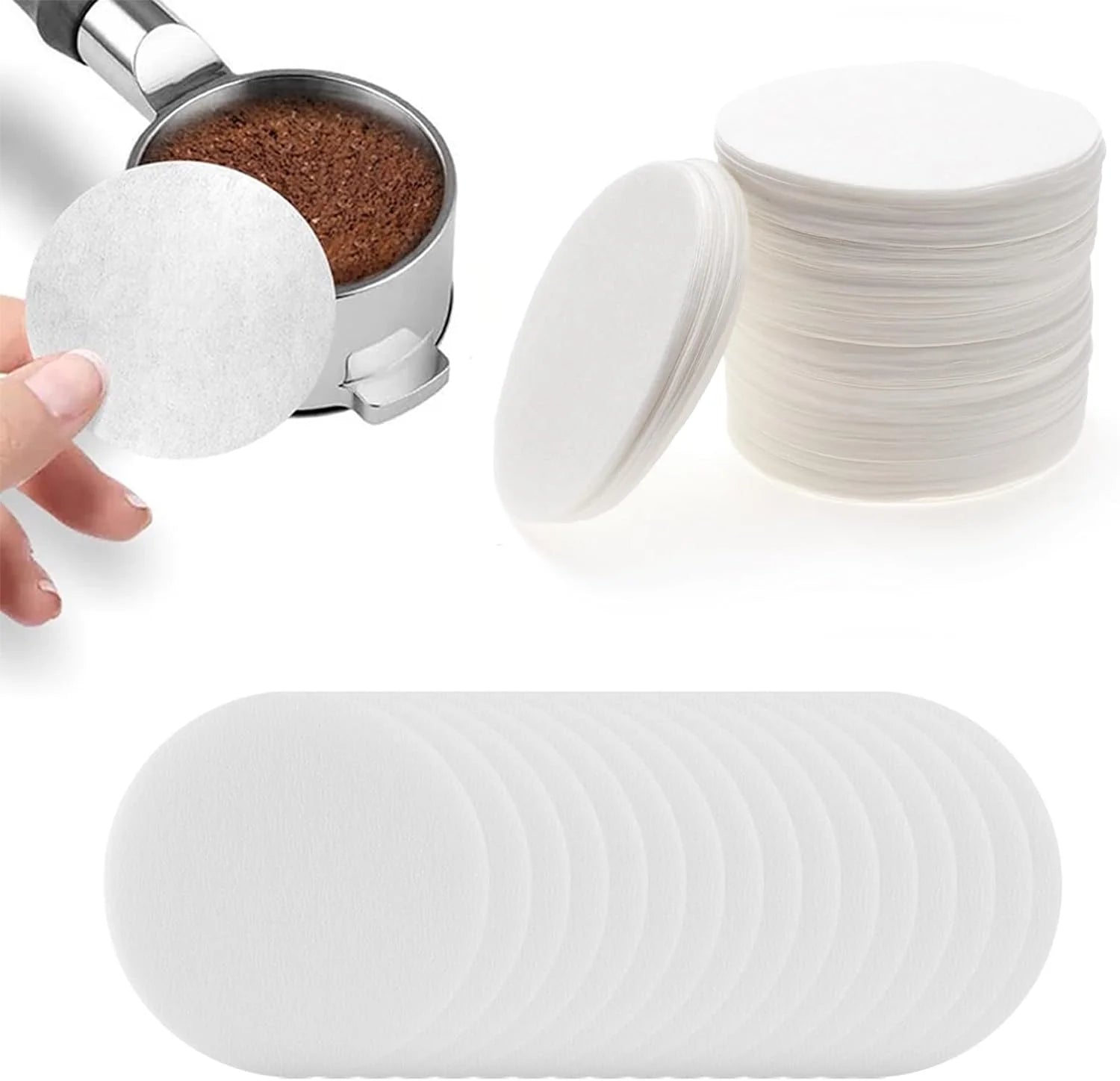 Coffee Paper Filter Unbleached Espresso Puck Screen Portafilter Qme