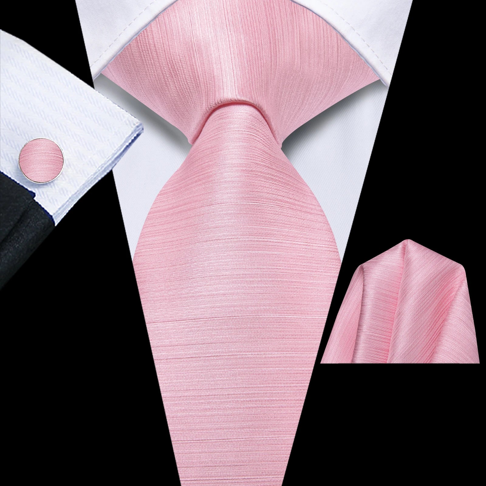 Mens Tie Necktie Plain Solid Purple Pink Orange Wedding Men Business Qme HT-N-0214
