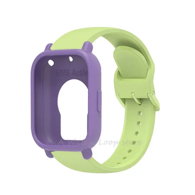 Silicone Case Strap Redmi Watch 5 Lite Active Repacement Bracelet