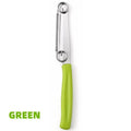 1 Stainless Steel Vegetable Fruit Peeler Adjustable Slicing Cutter Qme Green