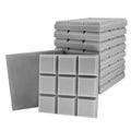 Sound Proof Foam Panels 12x12x2inch Soundproof Wedge Panels Sound Proof Padding For Echo Bass Isolation Adhesive Foam Panel Qme GRAY 10pcs China Mainland