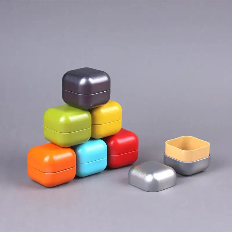 Portable Solid Mini Tin Box Packaging Tea Sealed Jar Jewelry Candy Qme