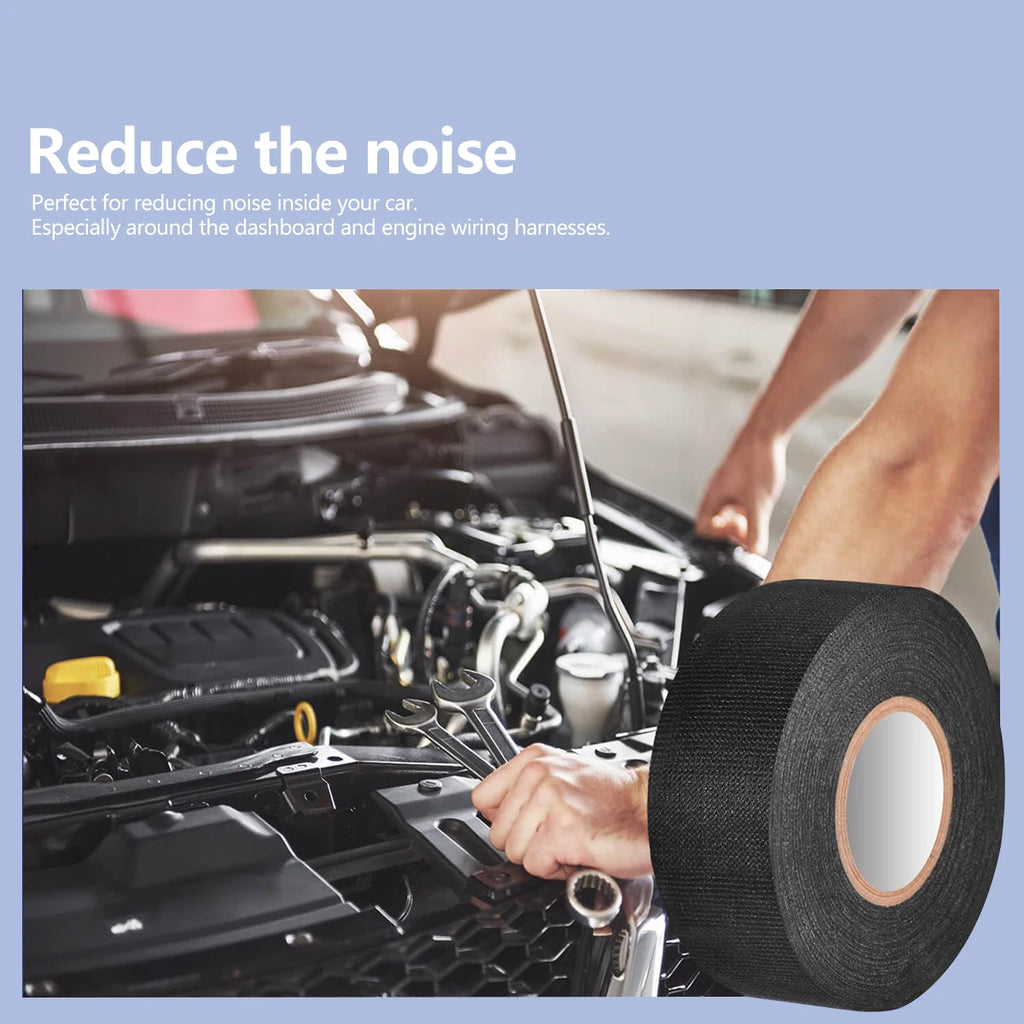 High-Temperature Resistant Velvet Cloth Tape - Shock Absorbing & Soundproofing Super Adhesive Electrical Insulation Tape Qme