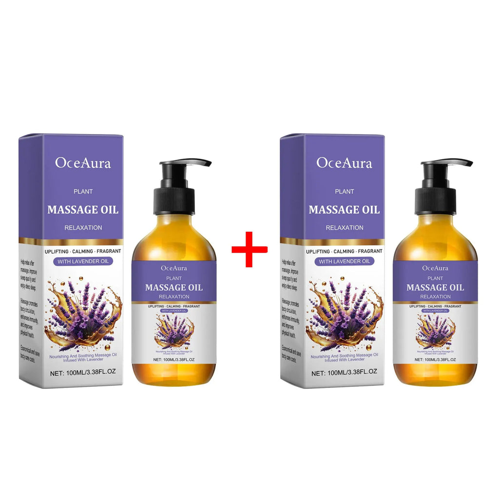 Pure Essential Oil Lavender Aromatic Body Moisturizing Skin Care Qme 200ml Boxed