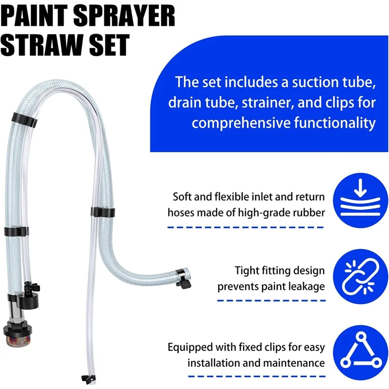 A02F-Suction Tube Kit For Graco- Stand Model Paint-Sprayer Qme