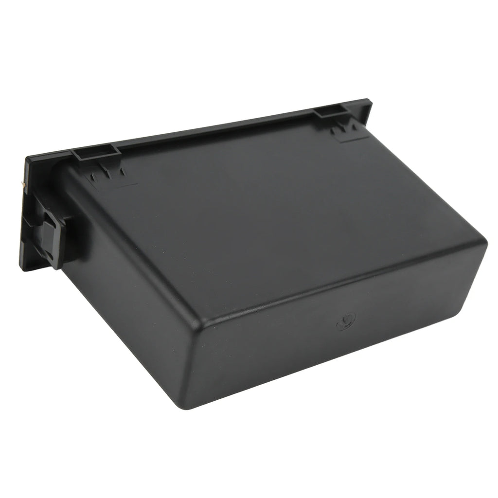 Car Radio Storage Case Dash Radio Car Stereo Audio Radio Storage Box 1Din Dashboard Organizer Black Replacement for Qme