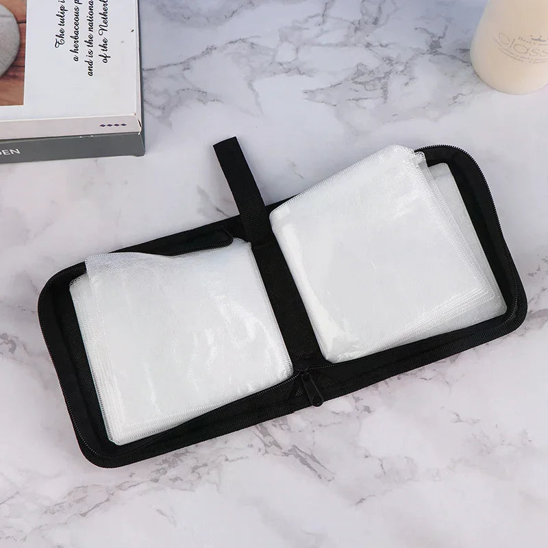 40Tablets CD DVD Discs Oxford Handbags Storage Case Organizer Booklet Qme