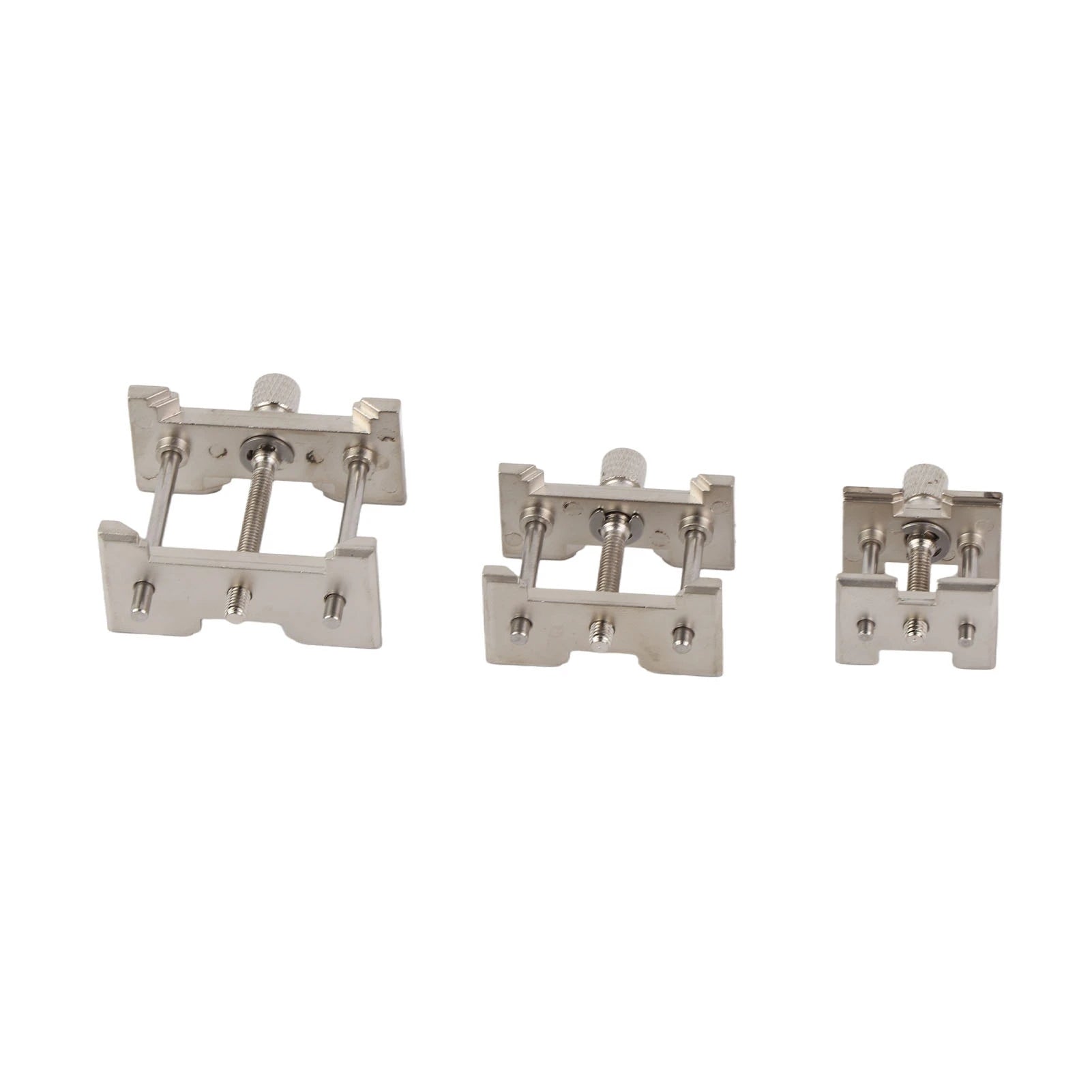 3pcs/Set Metal Watch Movement Fixed Base Holder Watchmaker Accessory Repairing Tool Watch Movement Holder Watch Repair Tool Qme