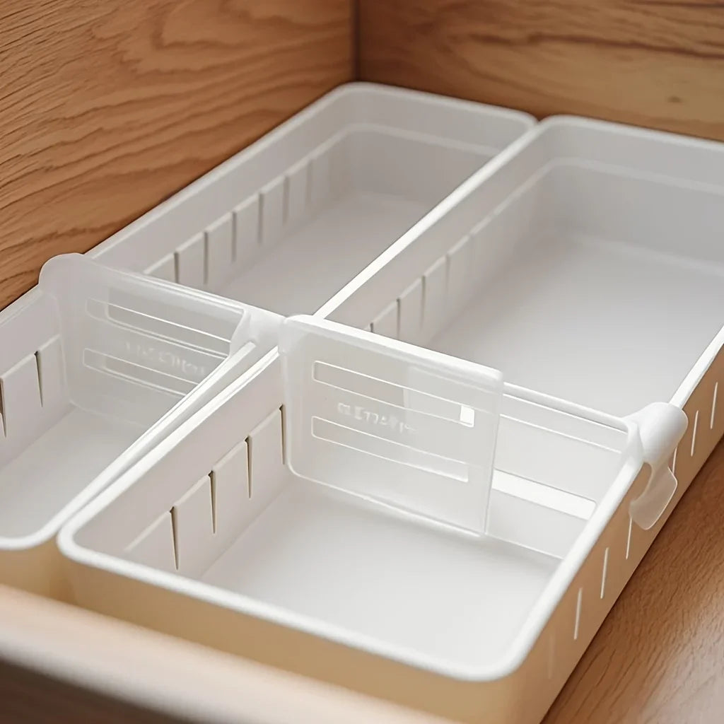 4pcs Adjustable plastic refrigerator door clamps, extendable kitchen organizing shelves,suitable for refrigerators and cabinets. Qme