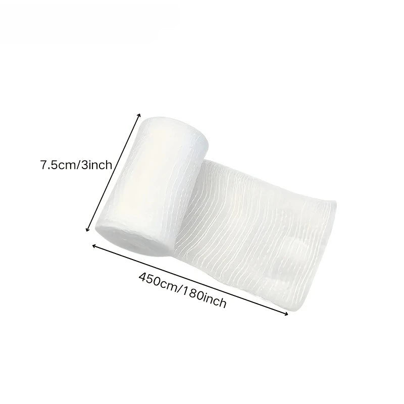 Bandage, stretchable and breathable gauze, suitable for wound care, post-surgical care, incision and injury treatment Qme