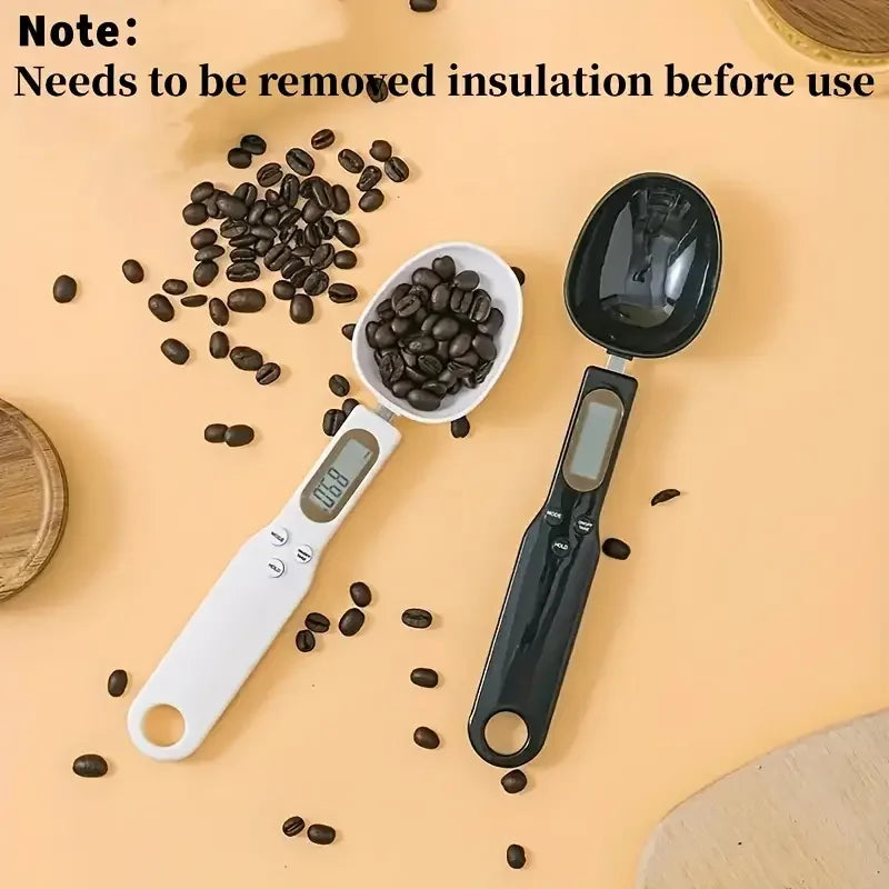 Mini Spoon Scale Digital Kitchen Scale Electronic LCD Food Scale 0.1-500g Cooking Flour Milk Coffee Powder Weight Measure Spoon Qme