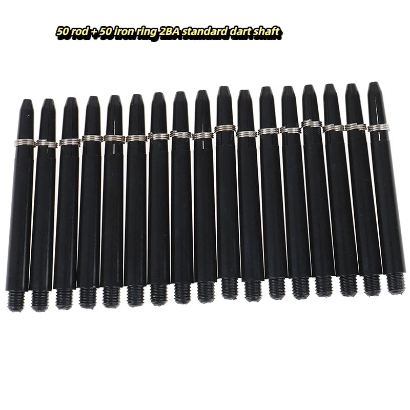 Nylon Dart Shafts 2BA Screw Thread Darts Rod Stem+protection Ring Qme one size
