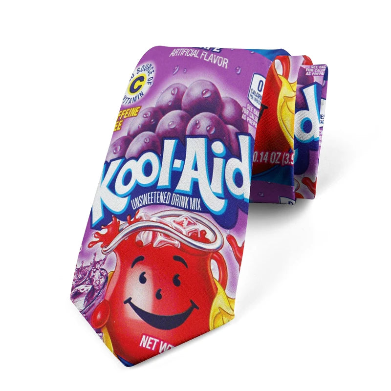 Trend Street Art Printed Tie Skateboard Youth Unisex Casual Fashion Qme style3
