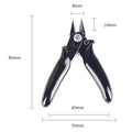 3.5 Inch Diagonal Mini Plier Wire Cutters Electronic Wire Cable Cutter Hand Tool. Qme Black 1PC