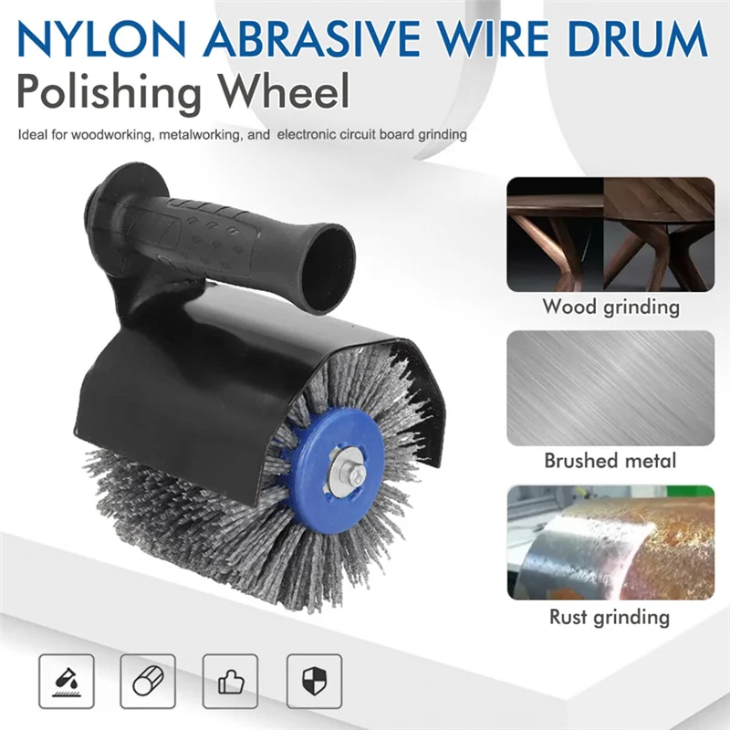 A02F-Multifunctional Angle Grinder Attachment With Sanding Wheel Burnishing Polishing Machine Parts Power Tool Parts Qme As Shown M10 NONE