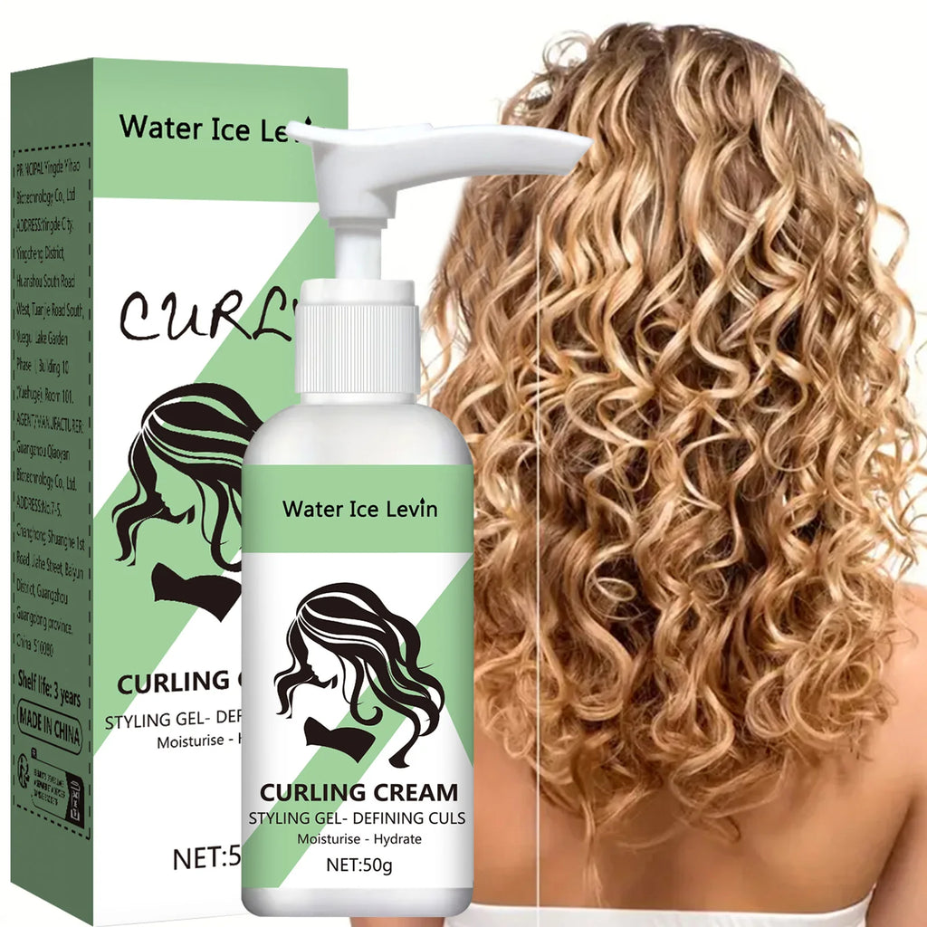 Curly Hair Cream Moisturizing Curly Hair Elasticity Styling Curly Hair Elasticity Conditioner Neutral Suitable for All Hair Types Qme Default Title